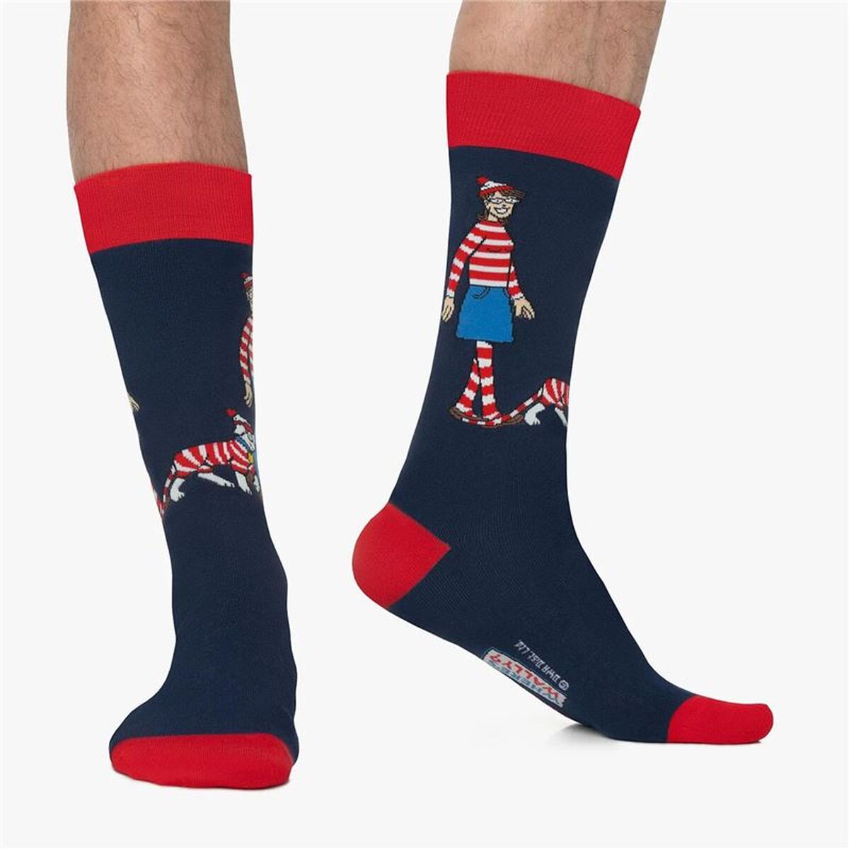 Sokken Jimmy Lion Wally Friends Blauw