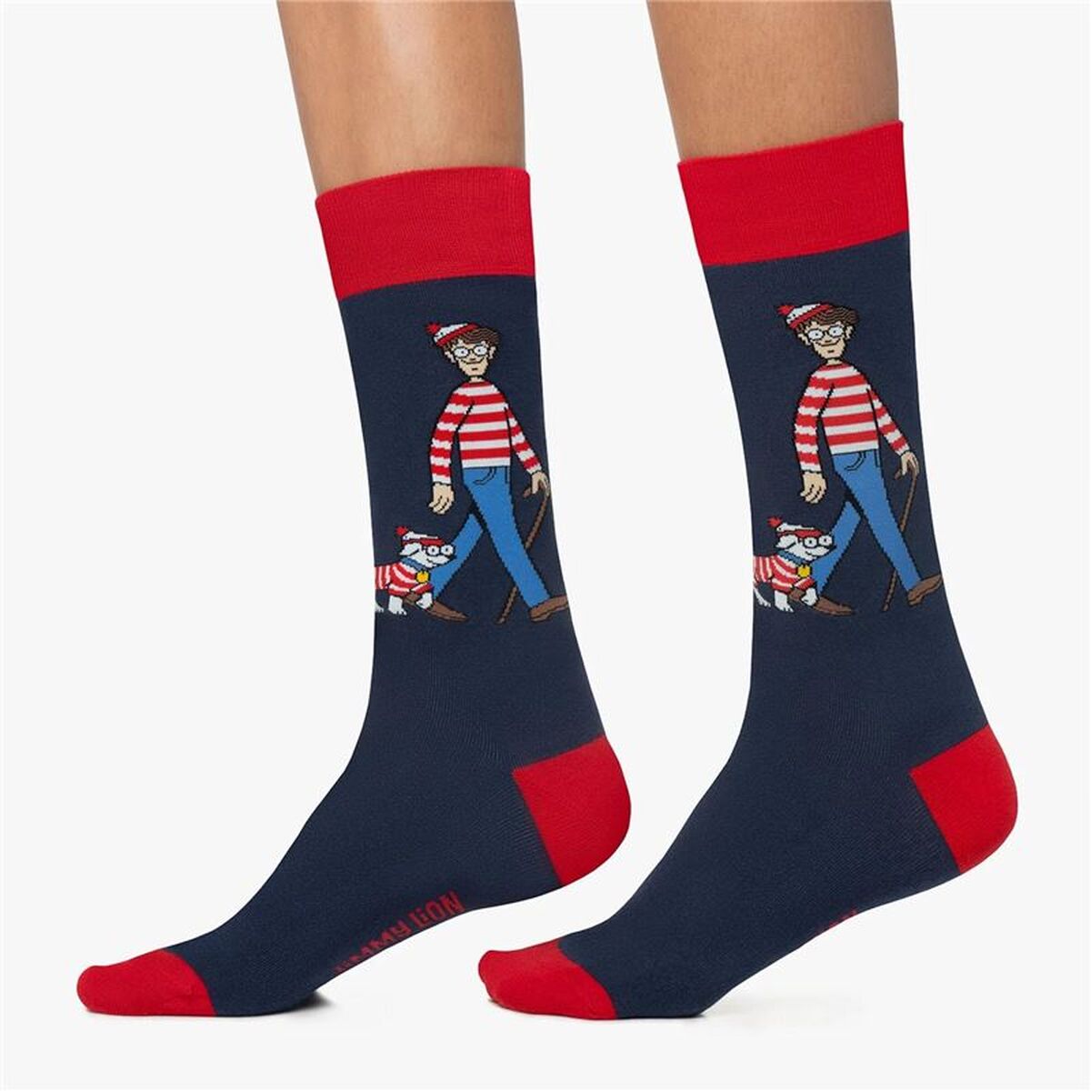 Sokken Jimmy Lion Wally Friends Blauw