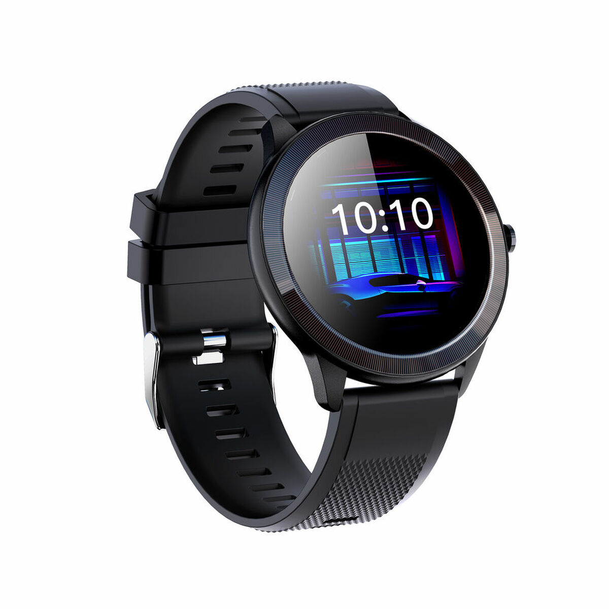 Afbeeldingen van Smartwatch LEOTEC Wave Black IPS 200 mAh Bluetooth 5.0 1,28"