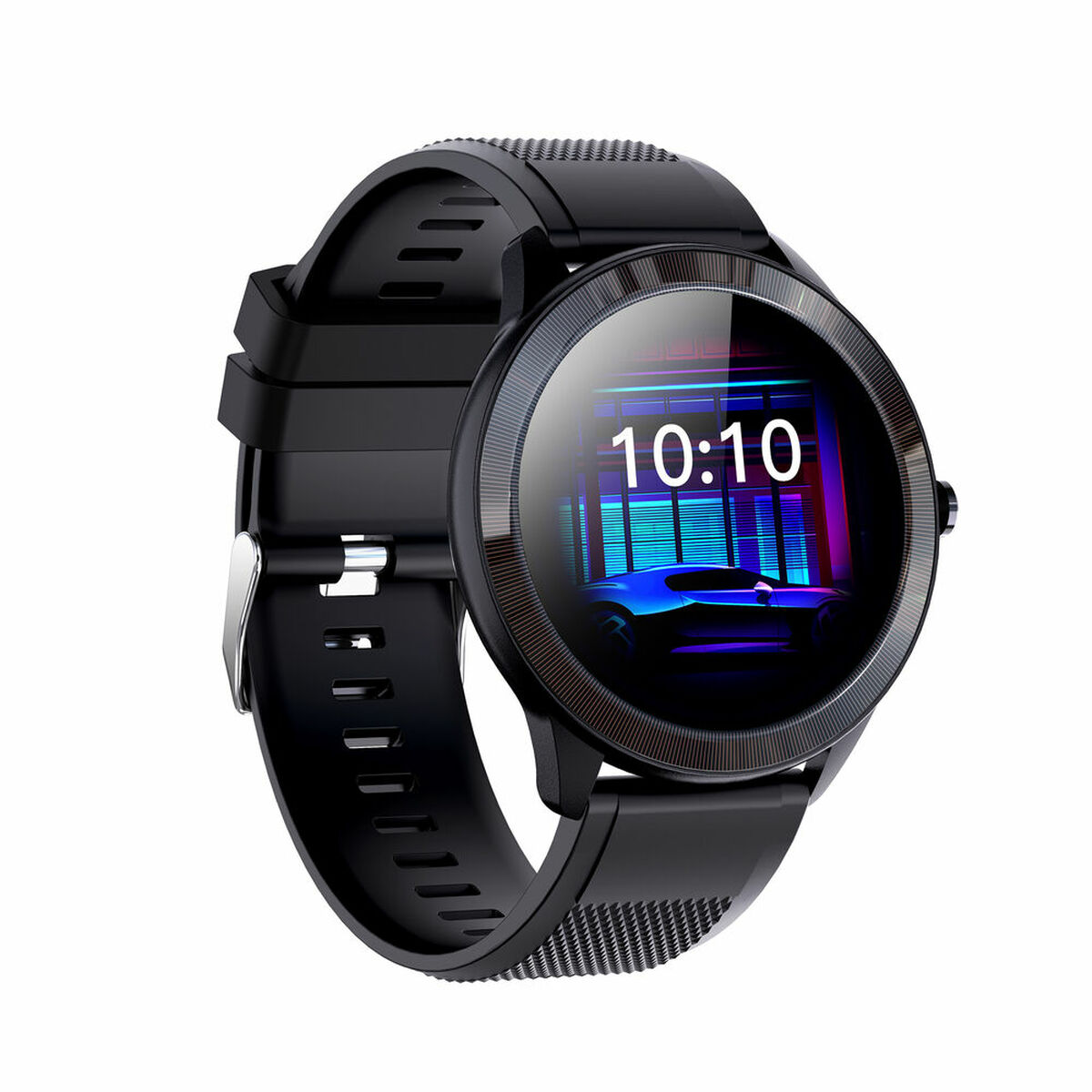 Afbeeldingen van Smartwatch LEOTEC Wave Black IPS 200 mAh Bluetooth 5.0 1,28"