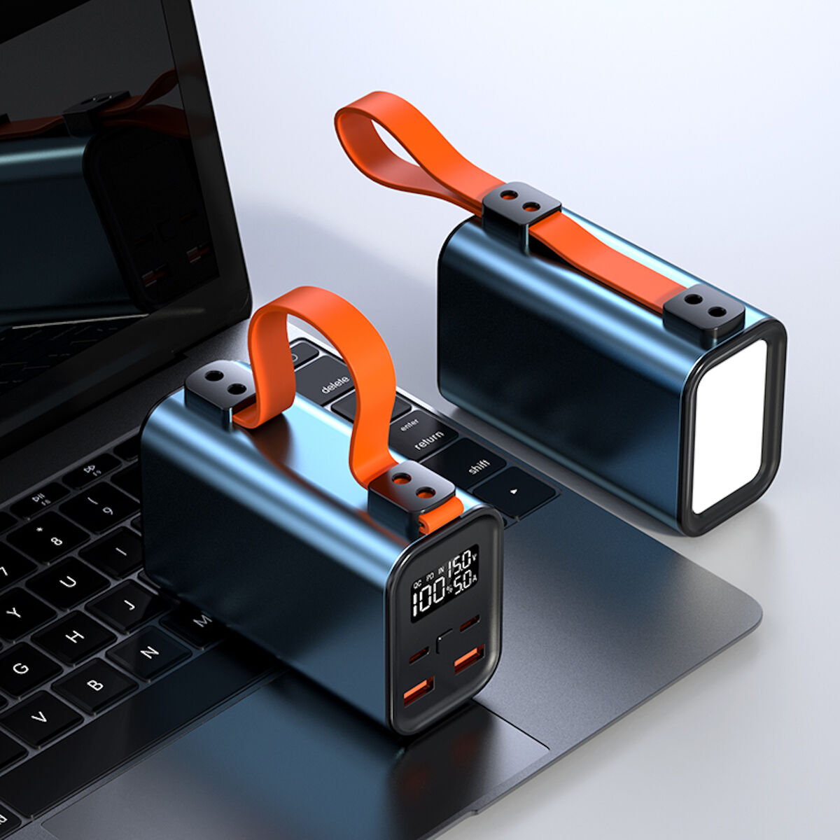 Bild von Power Bank LEOTEC LEPOW100W30K Black Multicolour 30000 mAh (20 Units)