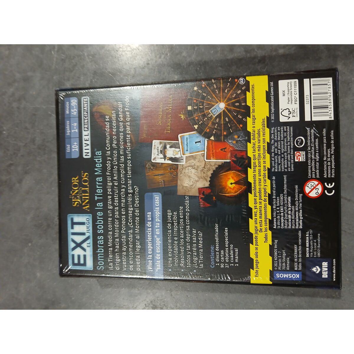 Board game Devir Exit El seor de los anillos ES