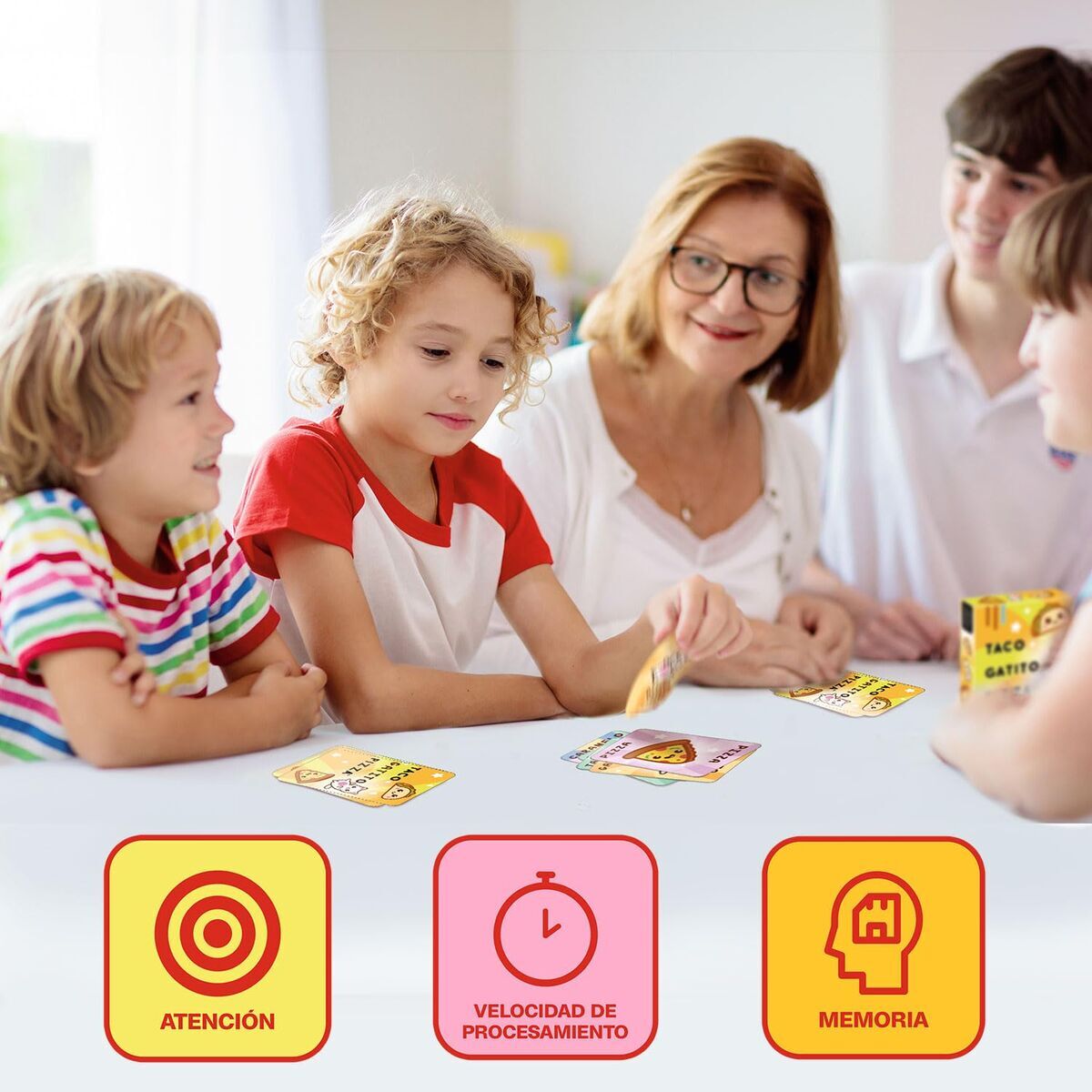 Karty do gry Lúdilo Żółty ES