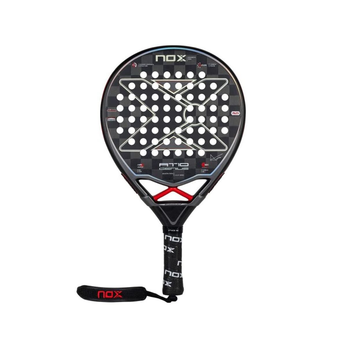 Padel Racket Nox T10 Genius 18K By Agustin Tapia Zwart