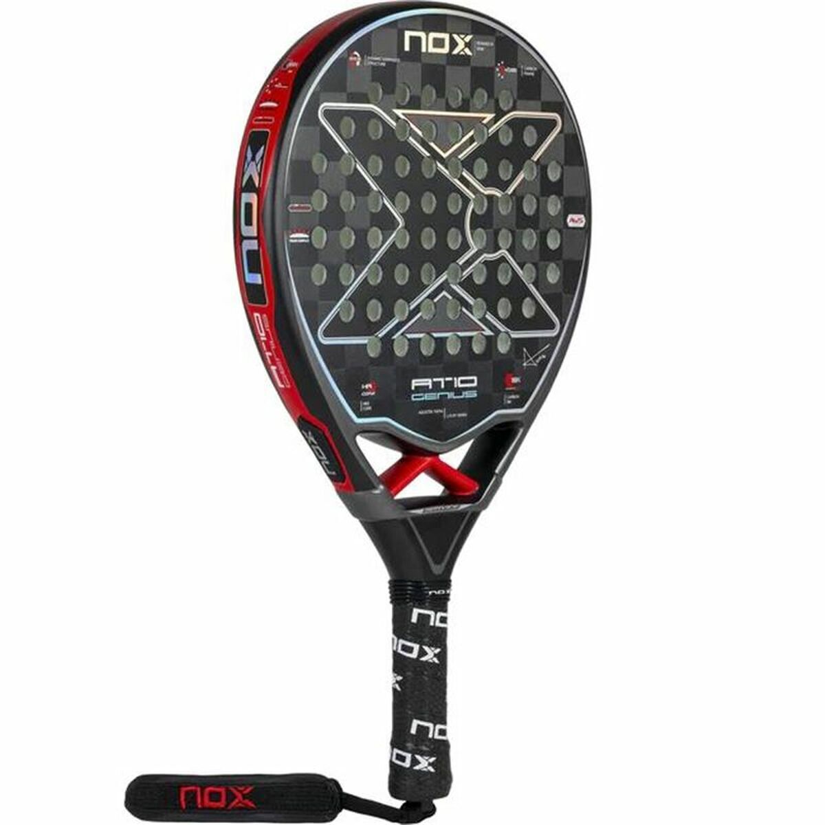 Padel Racket Nox T10 Genius 18K By Agustin Tapia Zwart