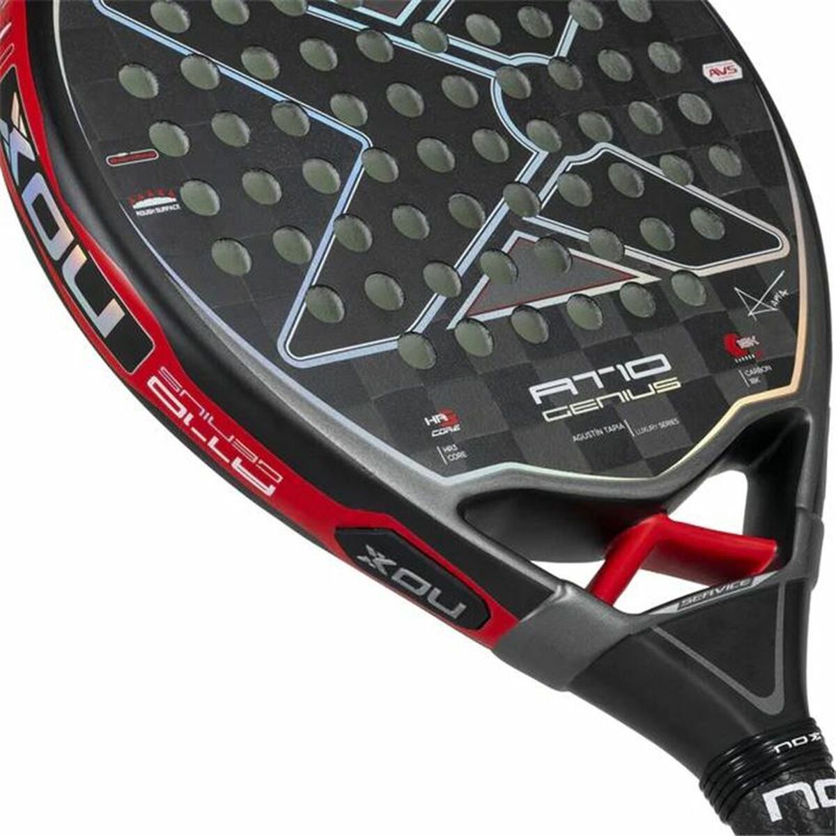 Padel Racket Nox T10 Genius 18K By Agustin Tapia Zwart