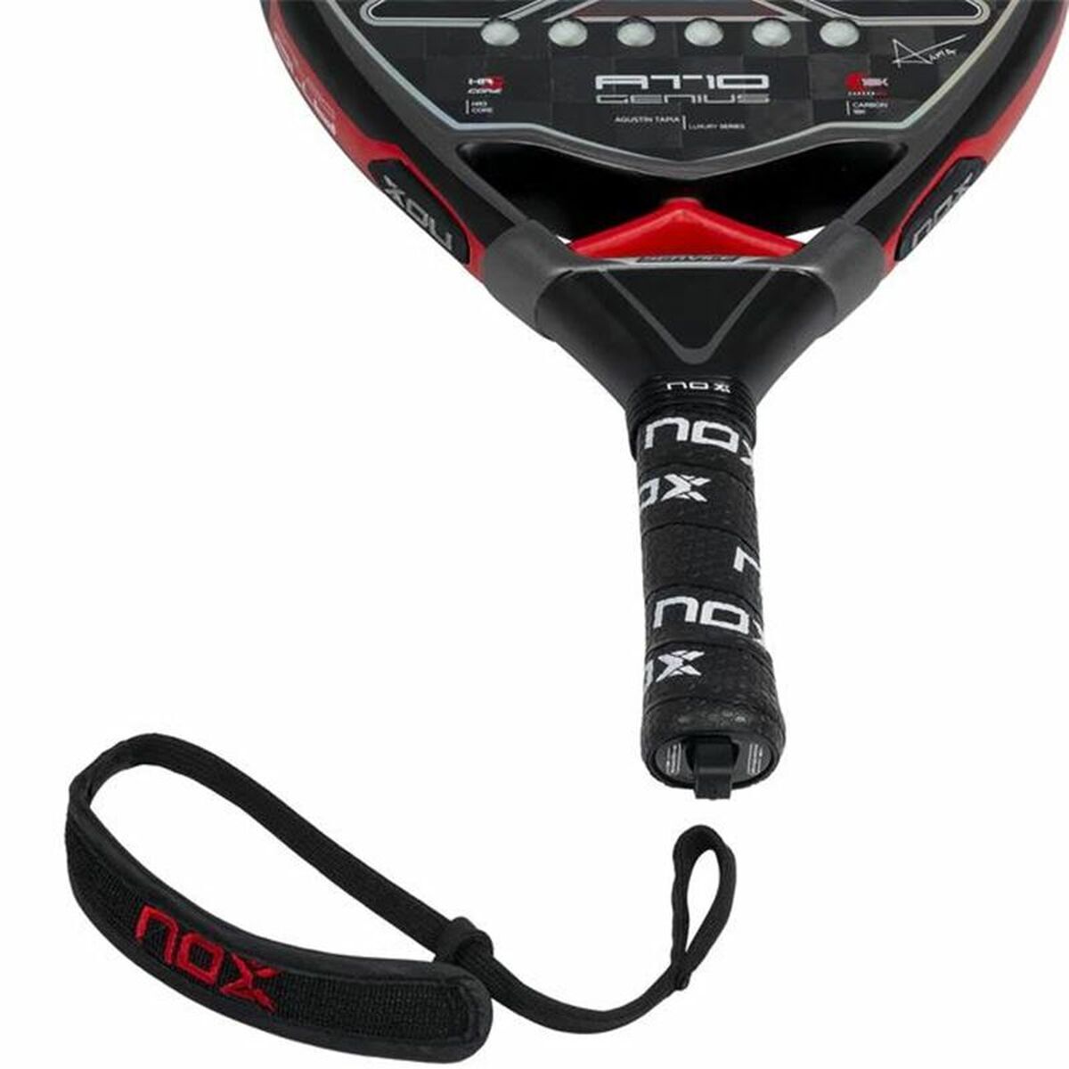 Padel Racket Nox T10 Genius 18K By Agustin Tapia Zwart