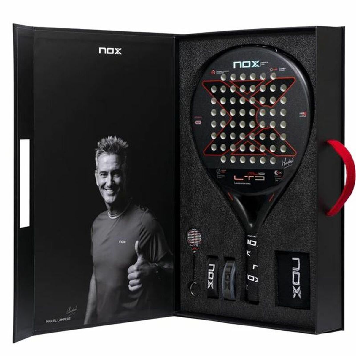 Padel Racket Nox PACK ML 10 LP CUP LTD23 Koolstofvezel