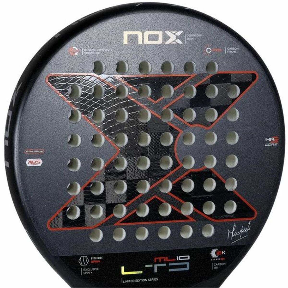 Padel Racket Nox PACK ML 10 LP CUP LTD23 Koolstofvezel