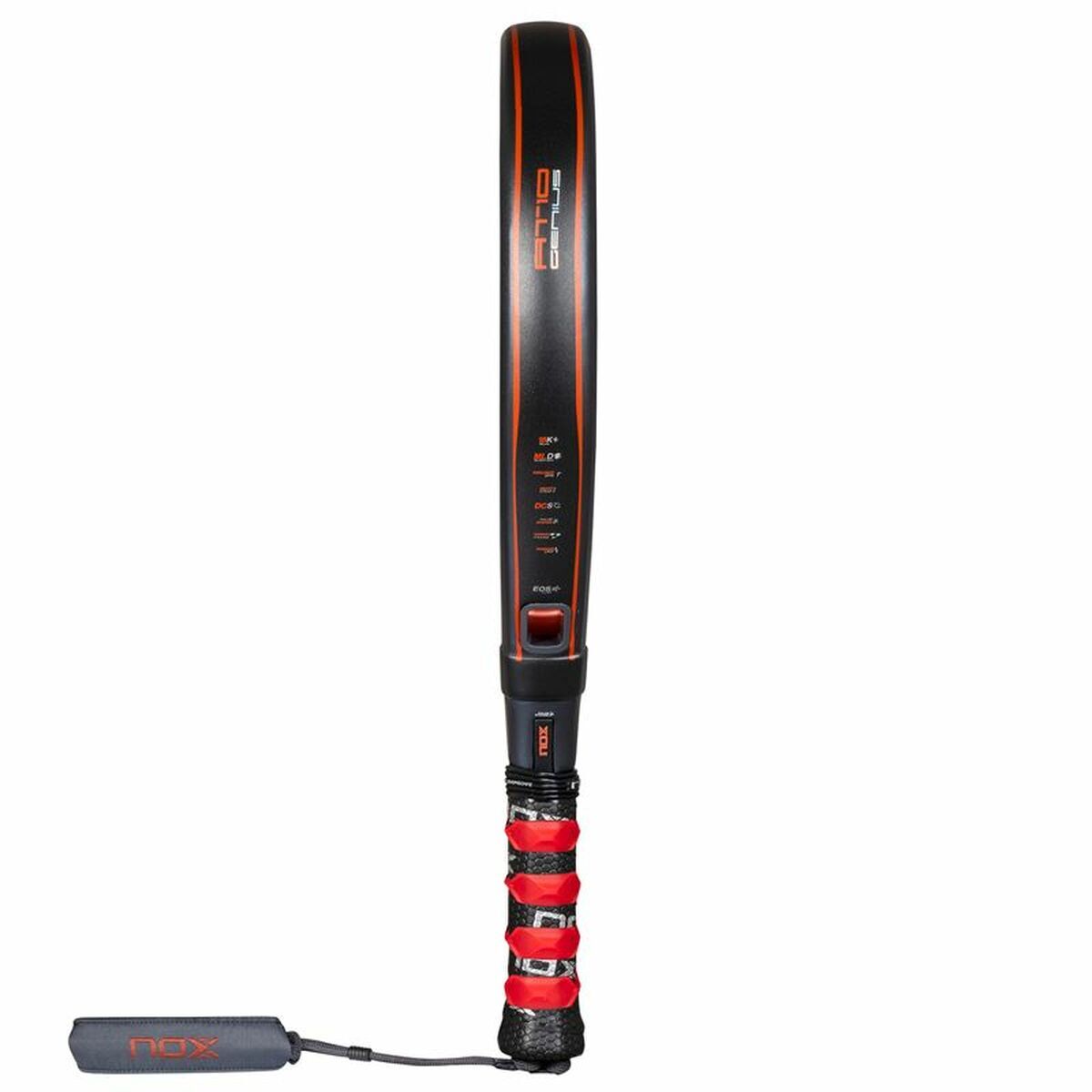 Padel Racket Nox Nox AT10 Genius 18K Zwart Donkergrijs