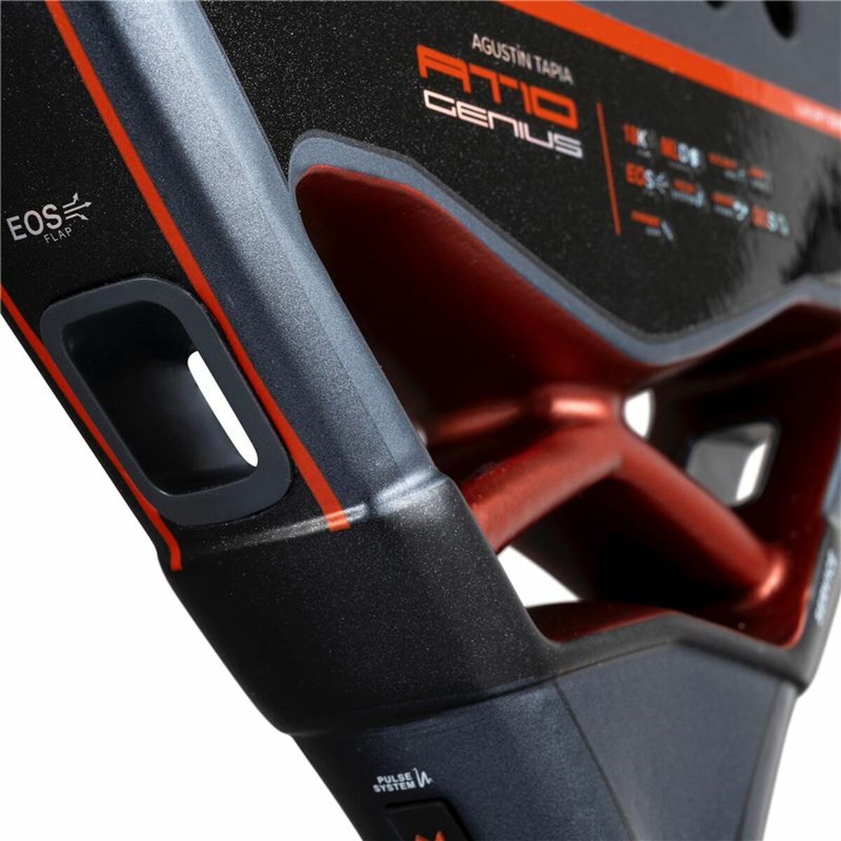 Padel Racket Nox Nox AT10 Genius 18K Zwart Donkergrijs