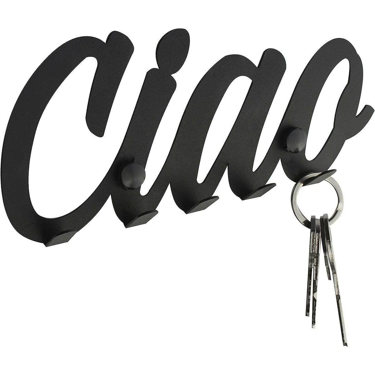 Accroche-clés Etterr Ciao Noir 22 x 15 x 25 cm
