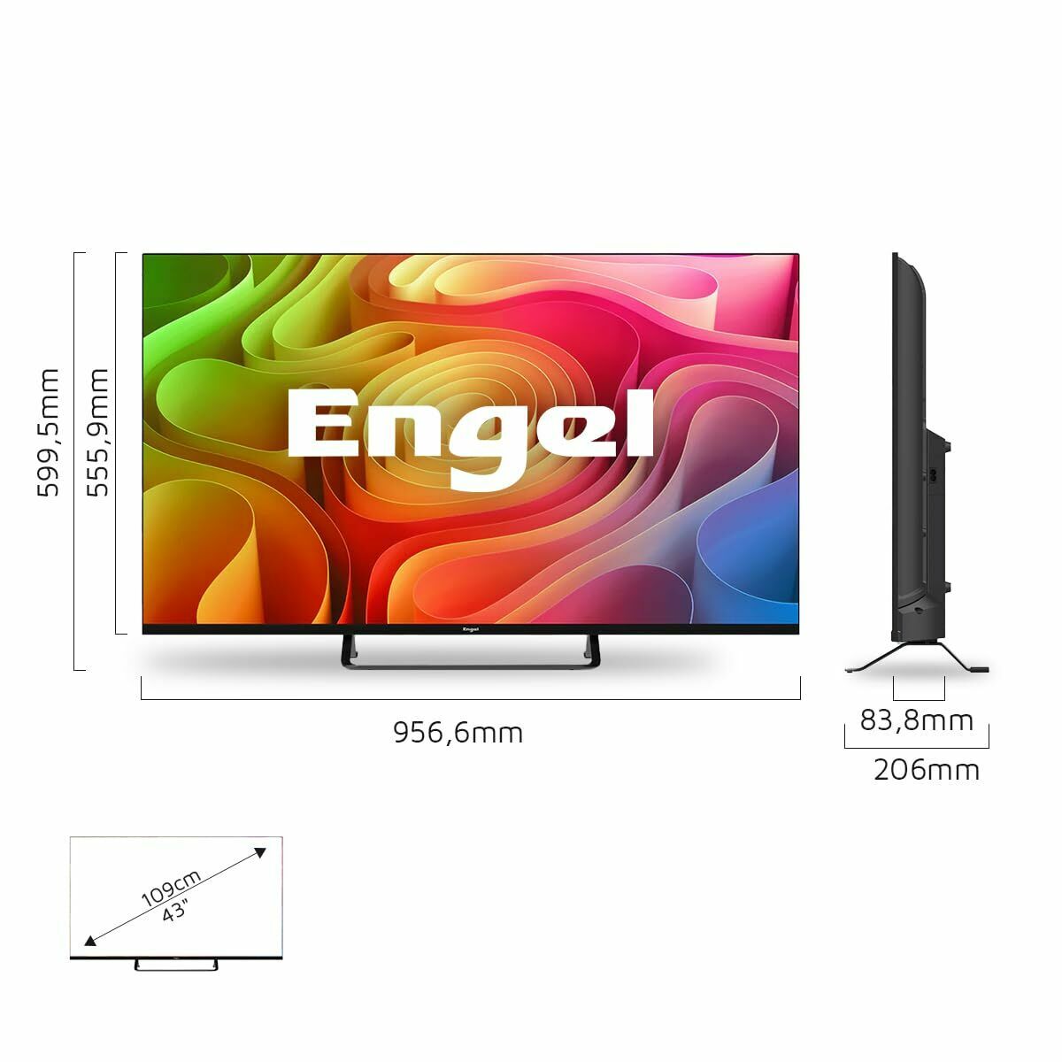 Kép Smart TV Engel LE3295QLED 32 Full HD 32" QLED