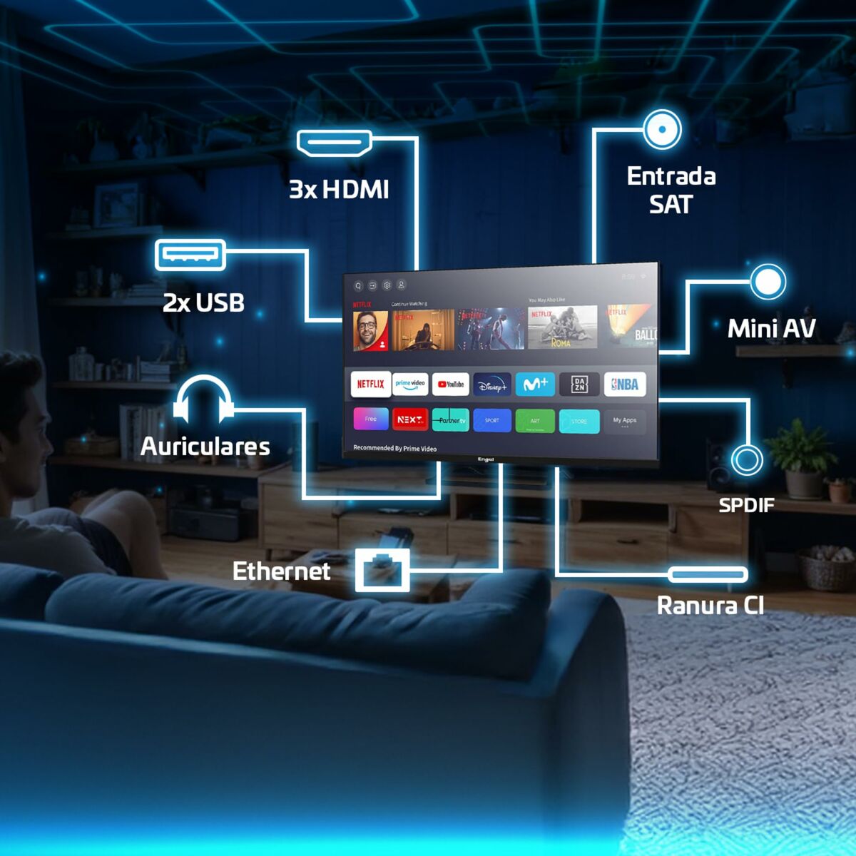 Picture of Smart TV Engel LE2486SM 24 LED