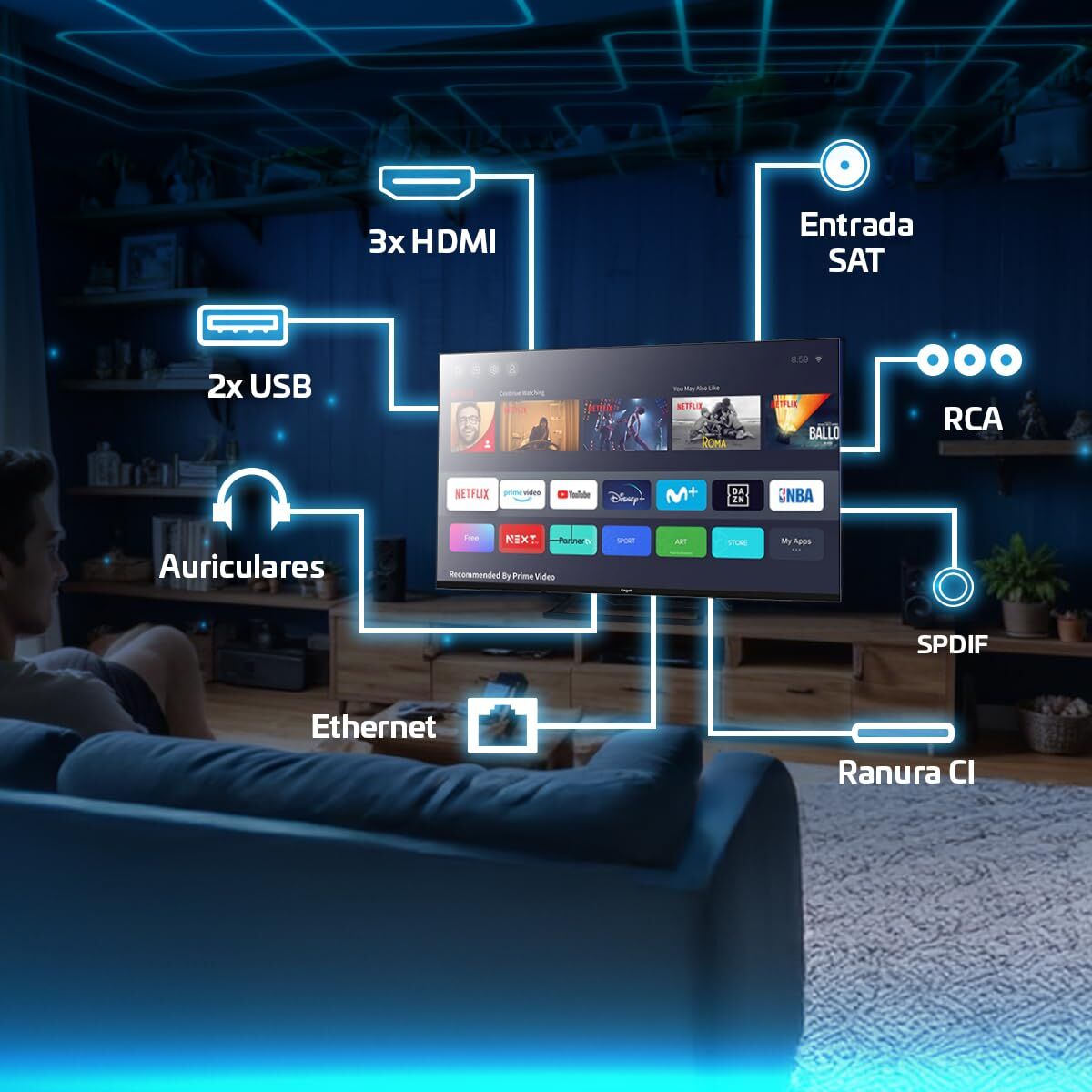 Picture of Smart TV Engel LE4086SM 40