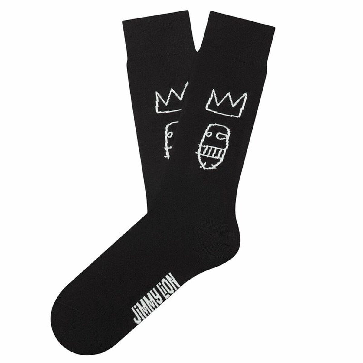 Image secondaire de Chaussettes de Sport Jimmy Lion Basquiat Sugar Ray Robins Black Noir