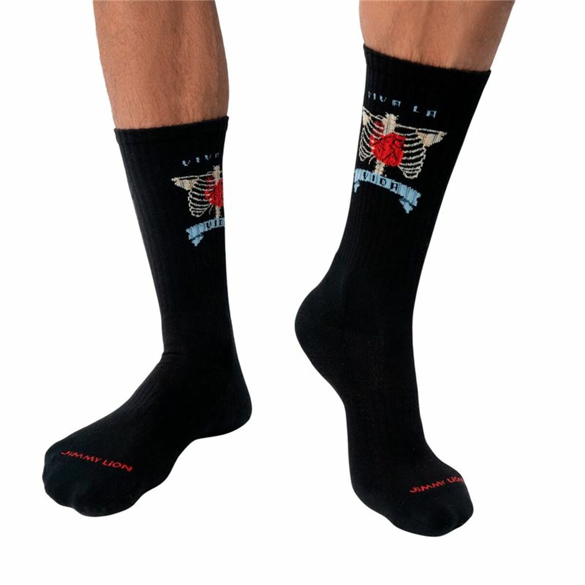 Image secondaire de Chaussettes de Sport Jimmy Lion Athletic Frida Heart Noir