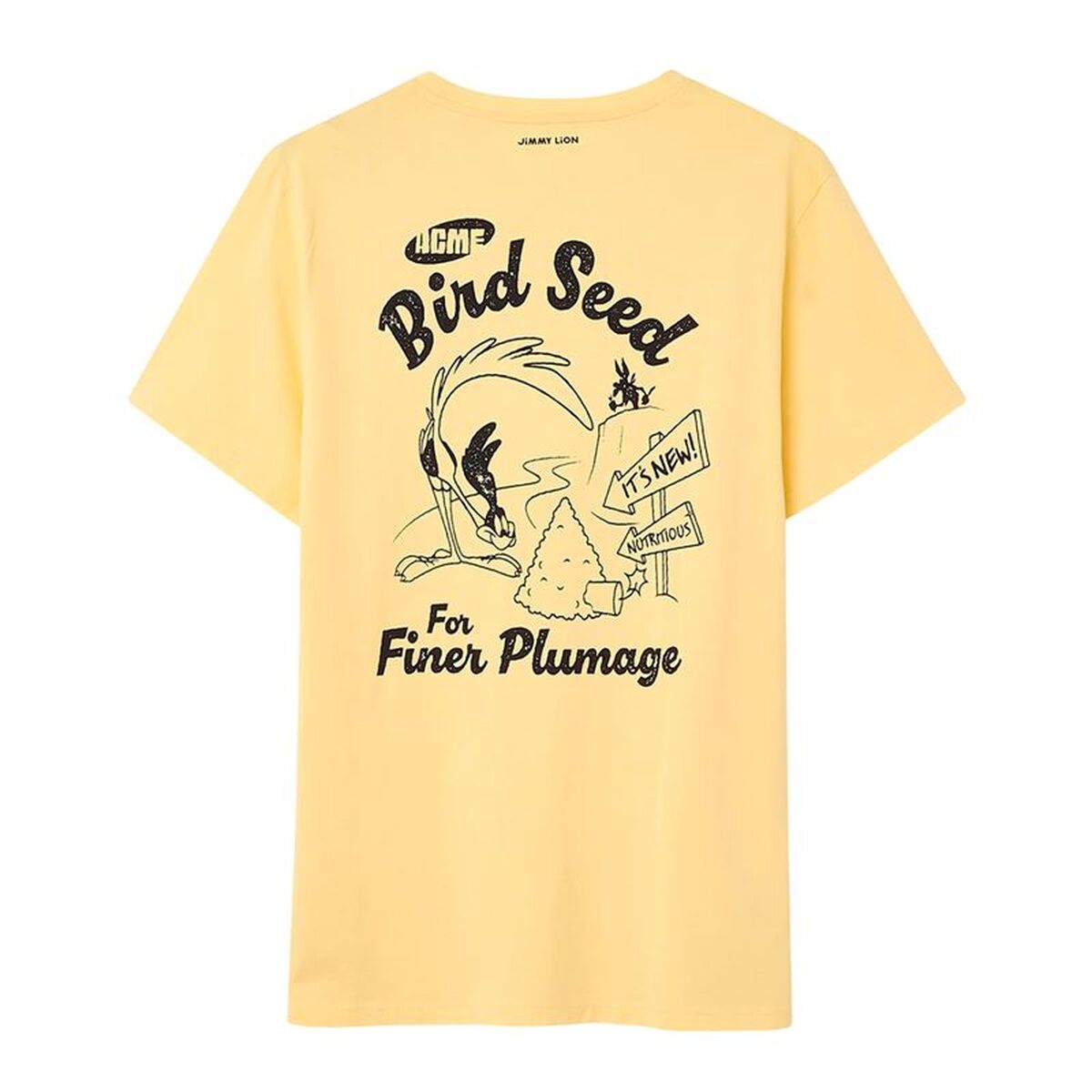 Heren-T-Shirt met Korte Mouwen Jimmy Lion Looney Tunes x Jimmy Lion Gouden