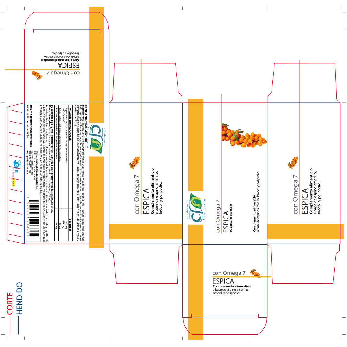 Supplementen en vitaminen CFN 90 Stuks