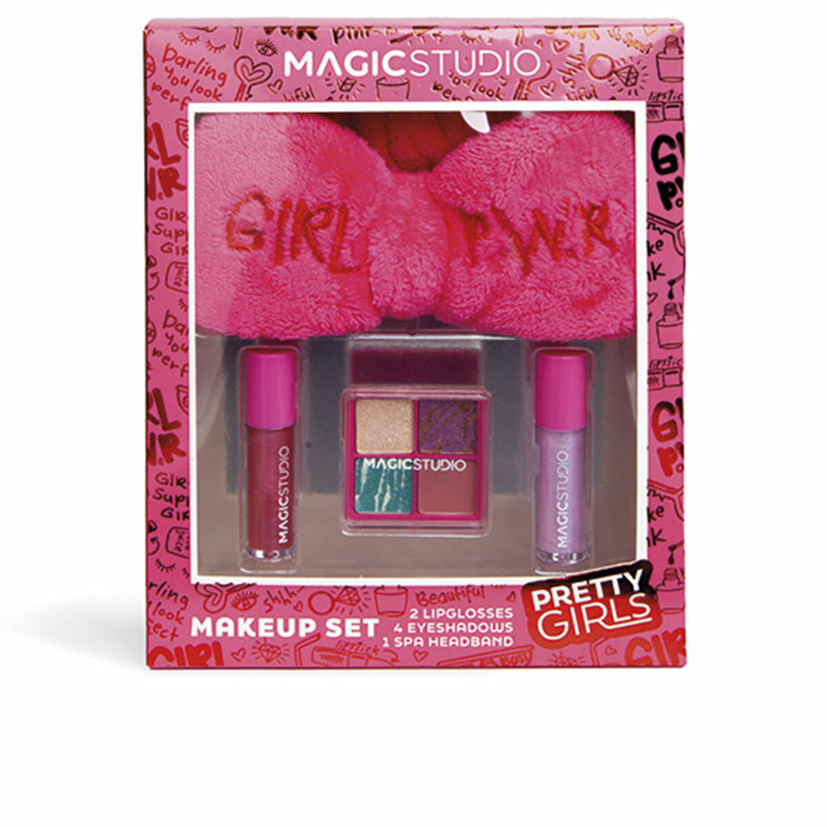 Kit de maquillage pour enfant Magic Studio Pretty Girls 4 Pièces