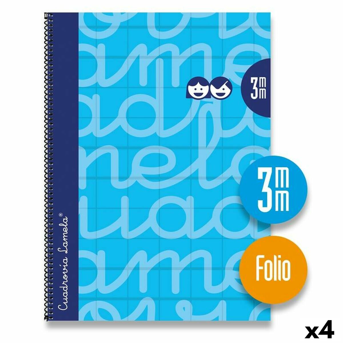 Σετ Σημειωματάριων Lamela Μπλε Din A4 80 Φύλλα 21,5 x 31,5 cm 5 Τεμάχια (4 Μονάδες)