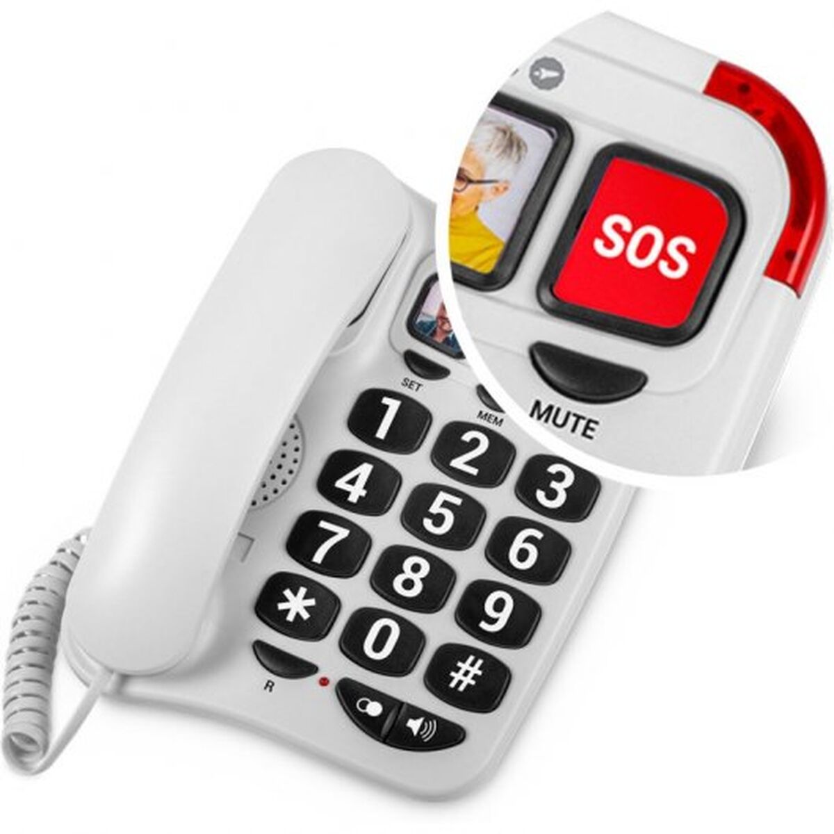 Landline for the Elderly SPC 3295B White