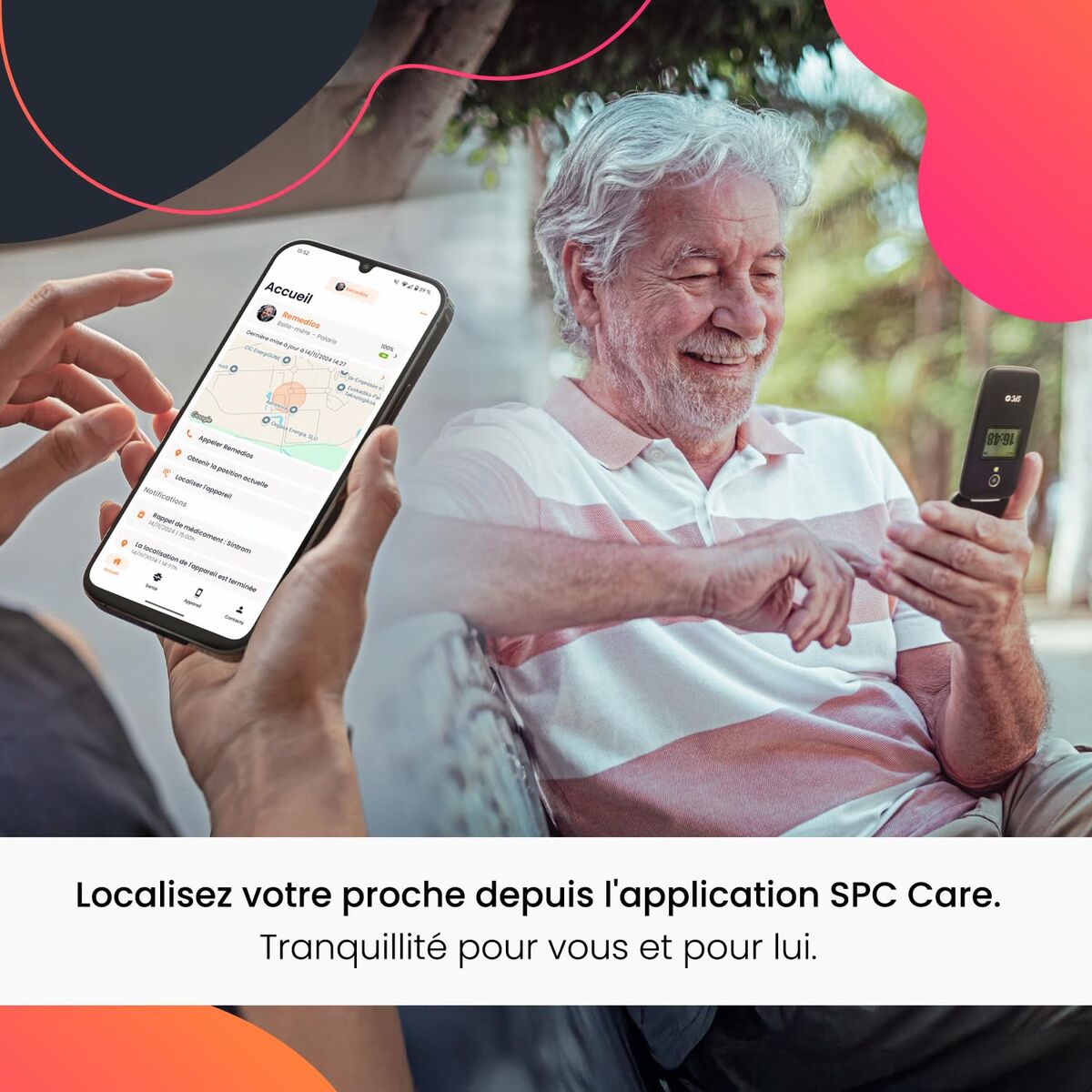 Obrazek Mobile phone SPC SPC 2334N POLARIS 2,8" 128 GB RAM 32 GB Black