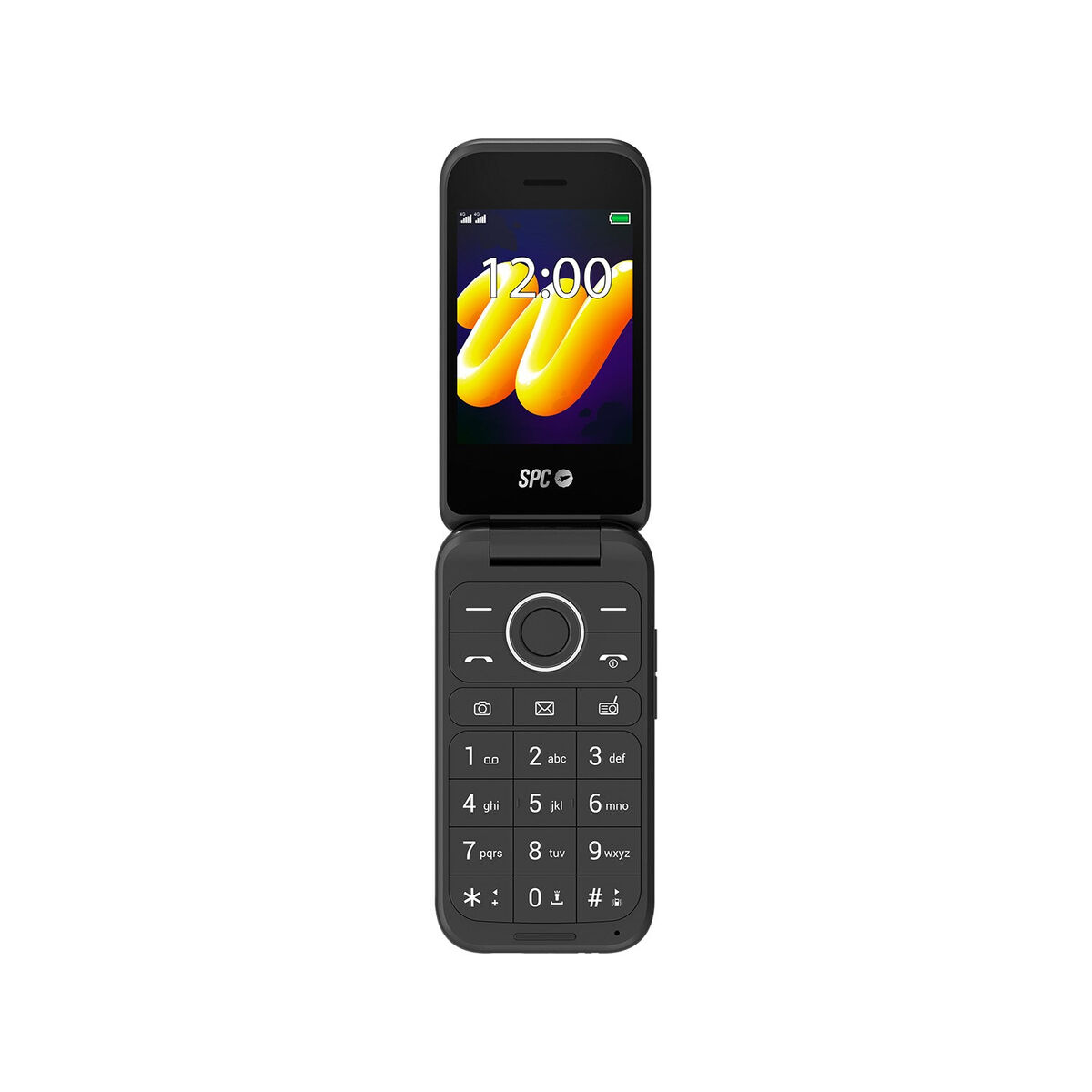 Obrazek Mobile telephone for older adults SPC 2336N Wild 4G 2,8" 128 GB RAM Black