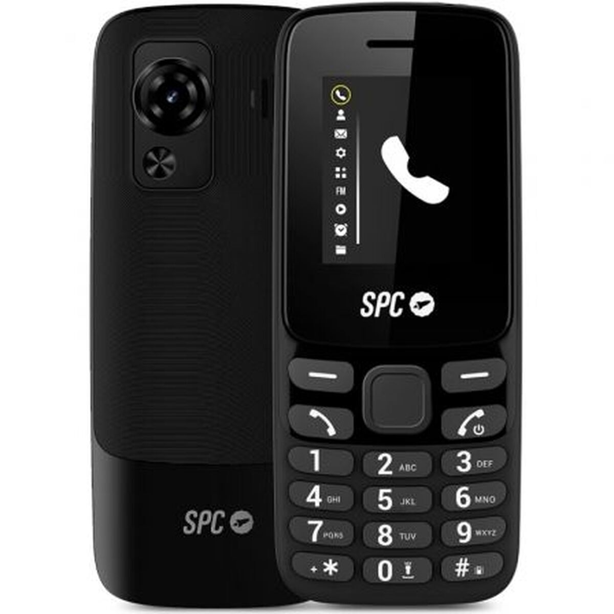 Obrazek Mobile telephone for older adults SPC 2340N 256 GB 128 MB Black