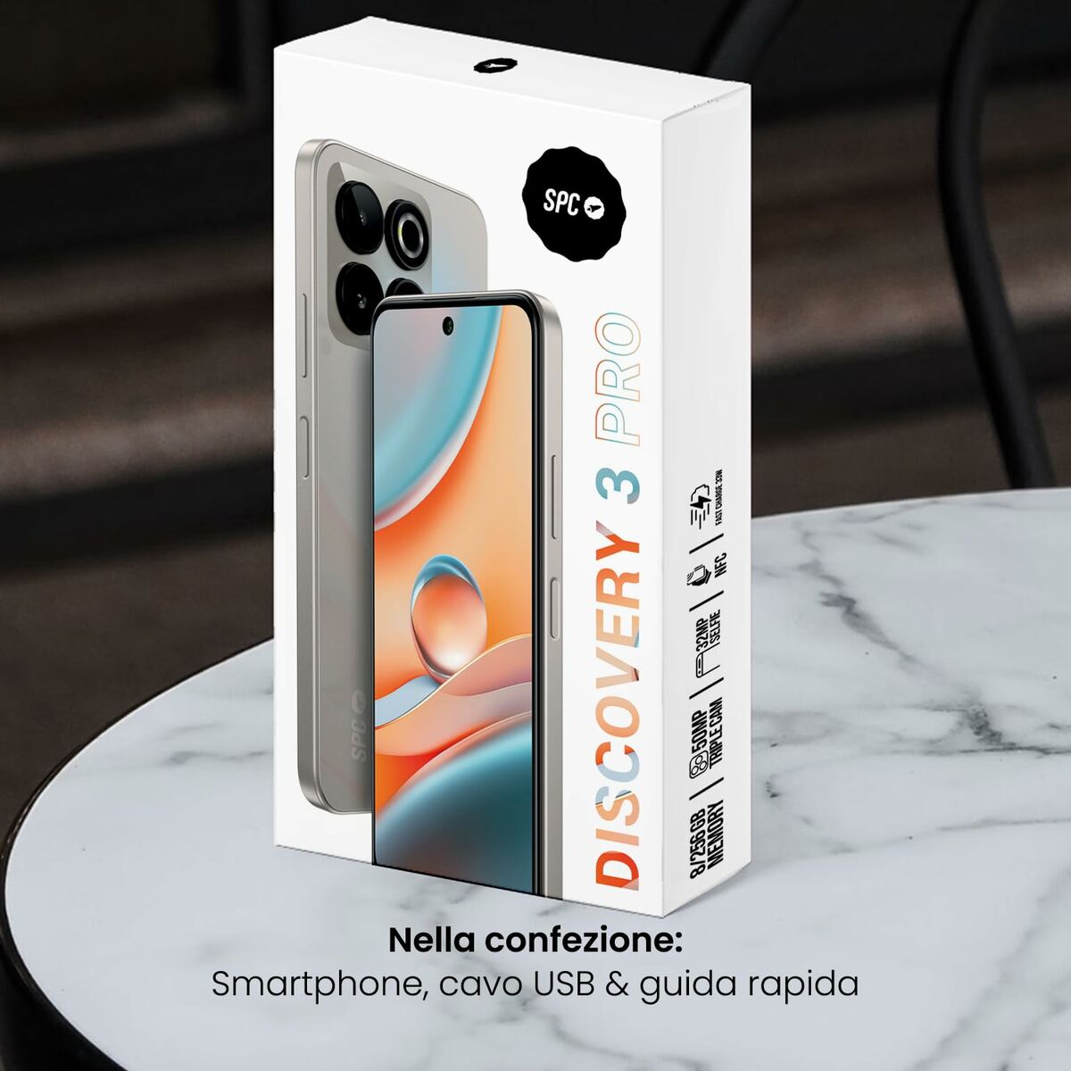 Smartphone SPC Discovery 3 Pro 6,7" MediaTek Helio G81 8 GB RAM 256 GB Brown Grey Silver