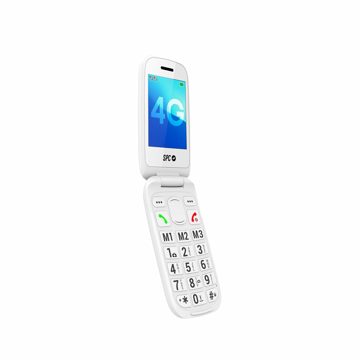 Afbeeldingen van Mobile telephone for older adults SPC 2337B White 128 GB 2,8"