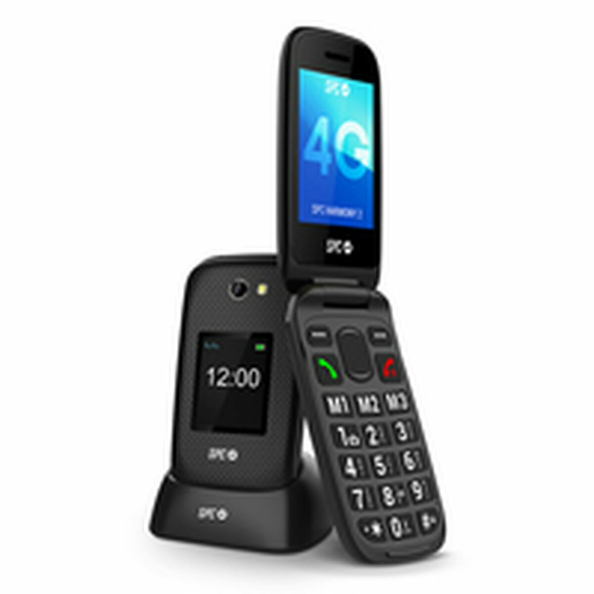 Afbeeldingen van Mobile telephone for older adults SPC 2337N Black 128 GB 2,8"