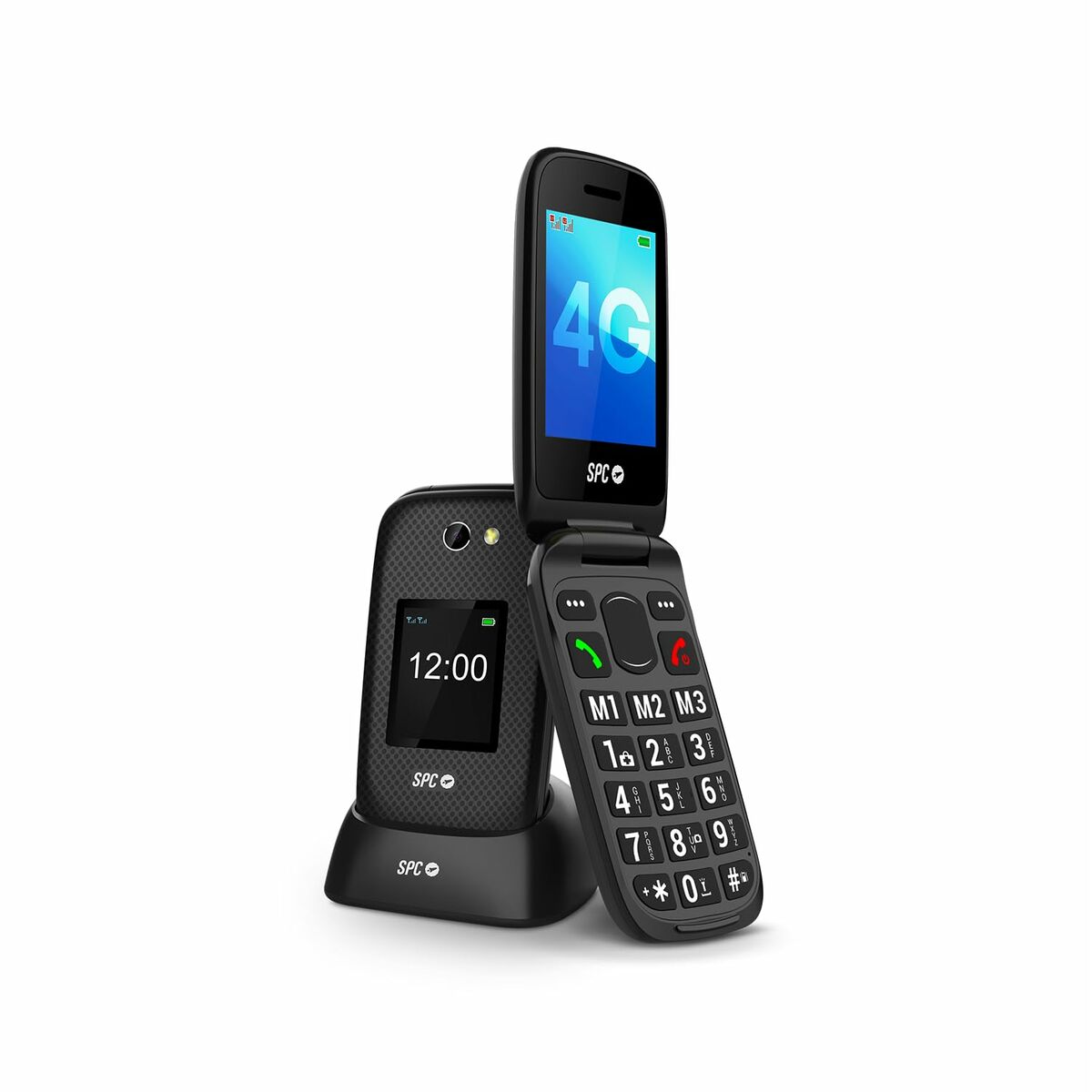 Afbeeldingen van Mobile telephone for older adults SPC 2337N Black 128 GB 2,8"