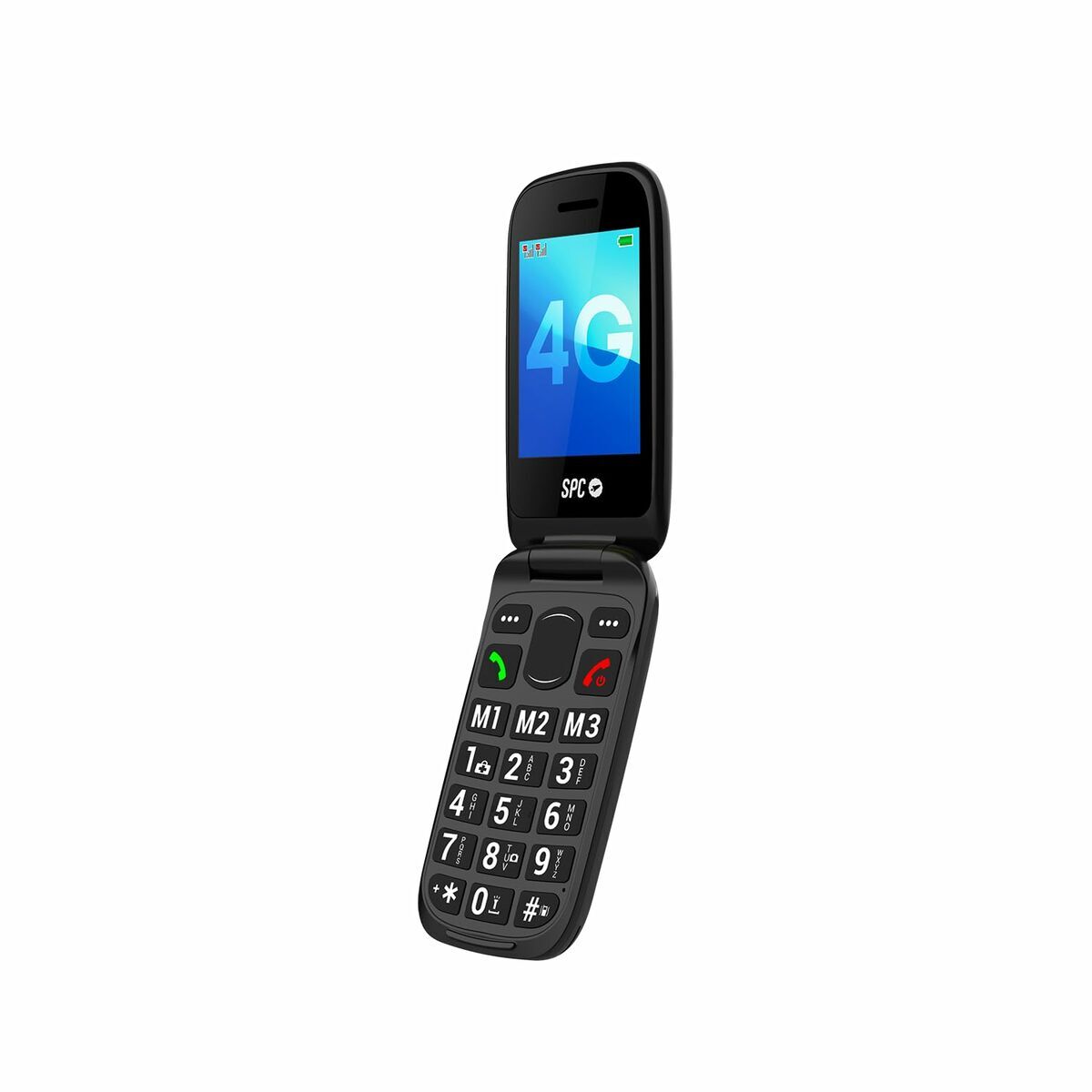 Obrazek Mobile telephone for older adults SPC 2337N Black 128 GB 128 MB 2,8"