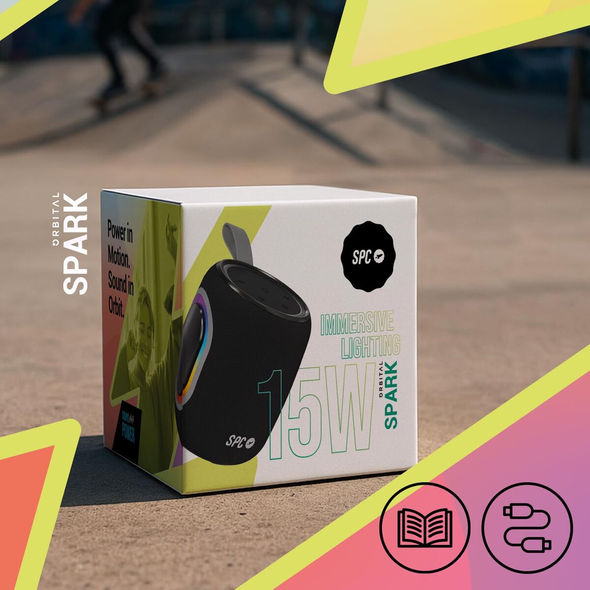 Obrazek Speakers SPC Internet 4434N SPARK Black