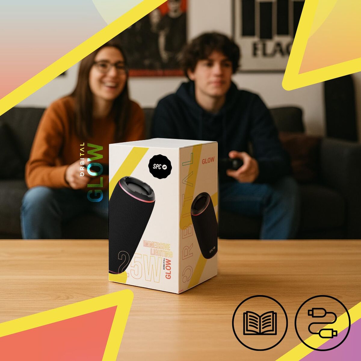 Obrazek Speakers SPC Internet 4435N GLOW Black