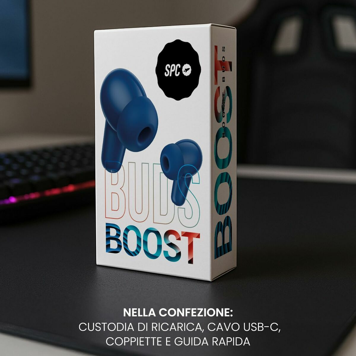 Picture of Headphones SPC SPC 4630E BOOST BUDS ROYALE Blue