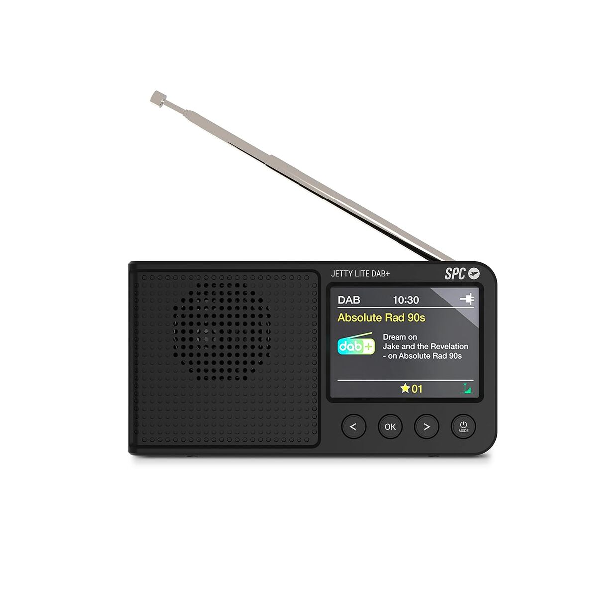 Afbeeldingen van Transistor Radio SPC Internet 4591N J.L.DAB+ Black Retro