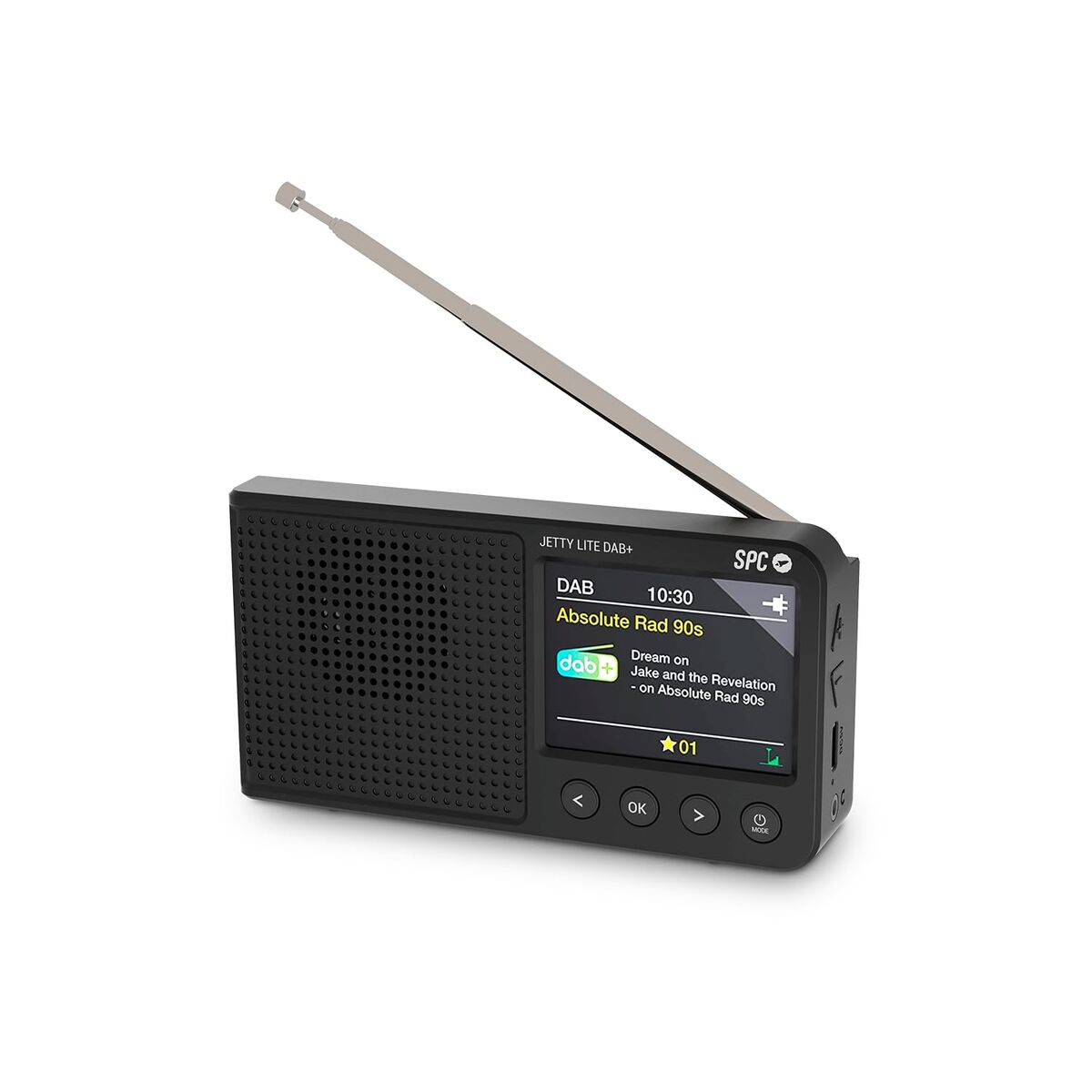 Afbeeldingen van Transistor Radio SPC Internet 4591N J.L.DAB+ Black Retro