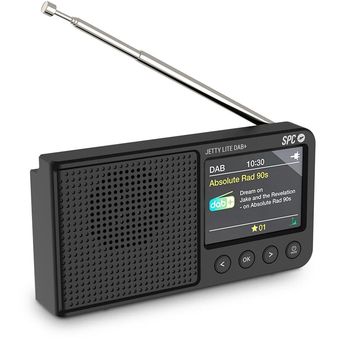 Picture of Transistor Radio SPC JETTY LITE DAB+ 4591N Black Retro