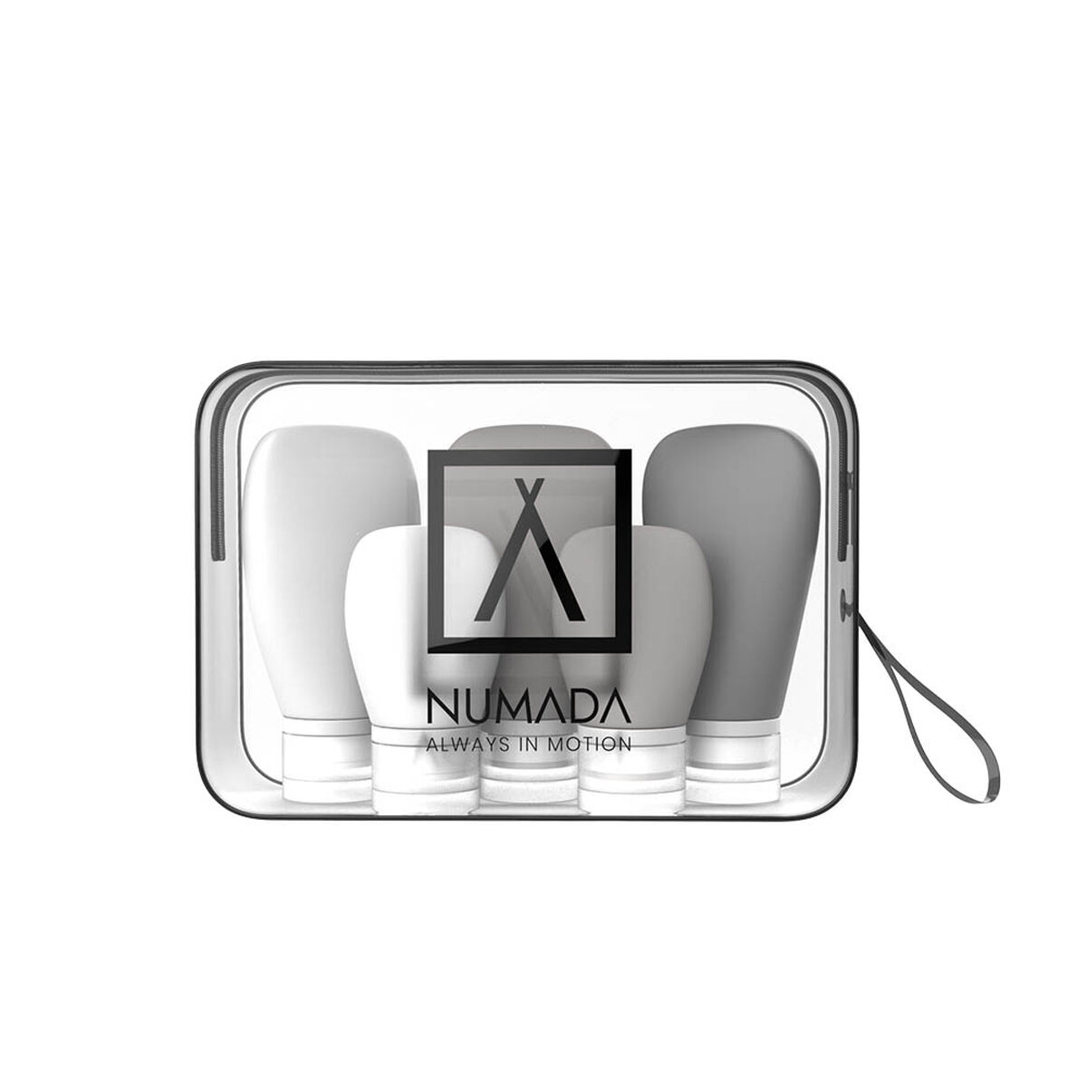 Nécessaire de Voyage Numada Transparent PVC Silicone 20 x 6,5 x 13,5 cm
