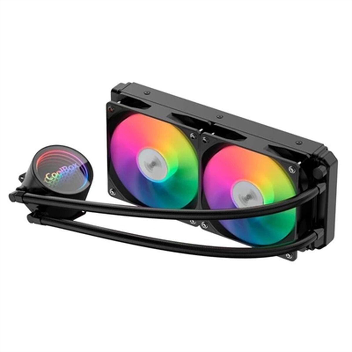 Afbeeldingen van Cooling Base for a Laptop CoolBox COO-KRL240-4-ARB