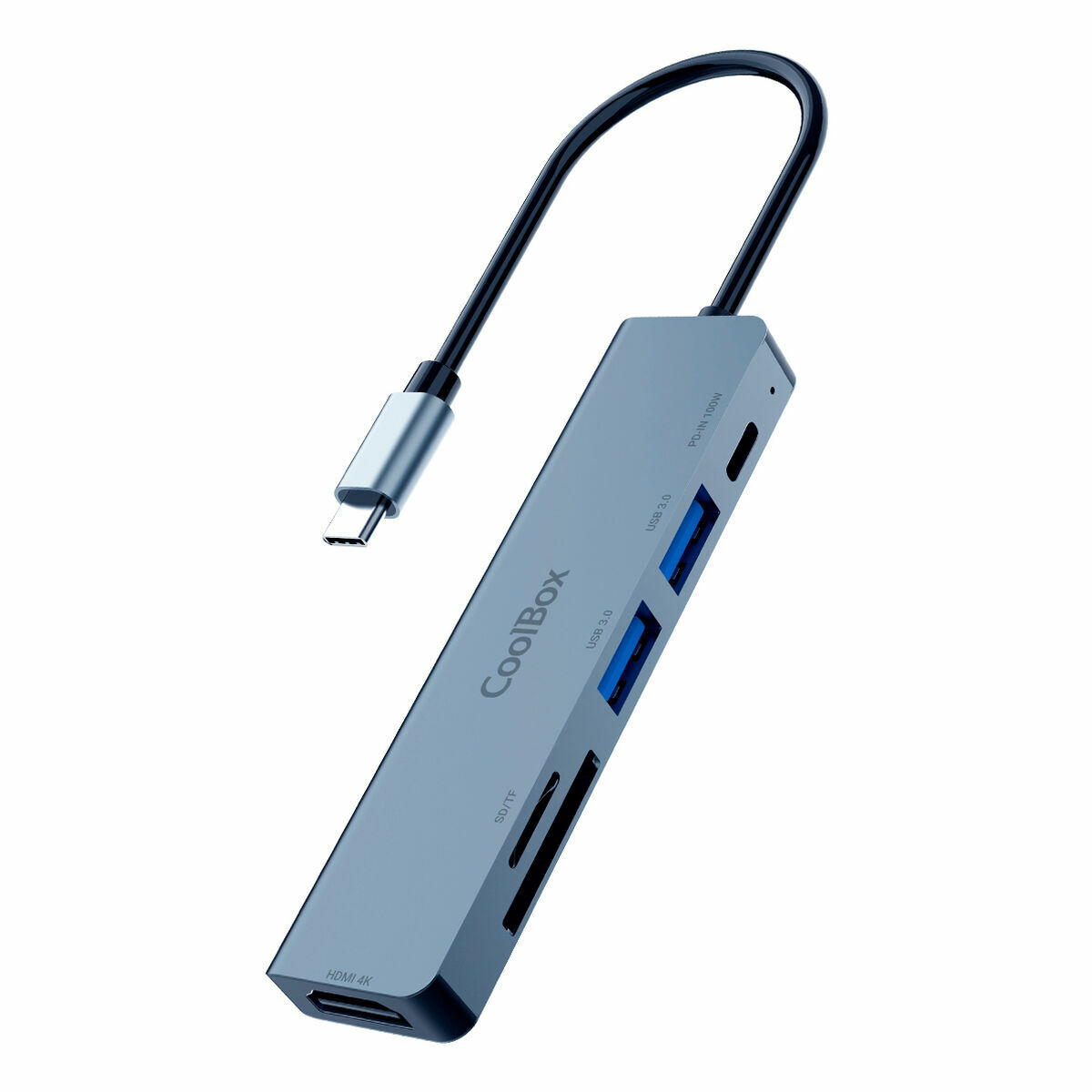 Afbeeldingen van USB Hub CoolBox COO-DOCK-C-61 100 W