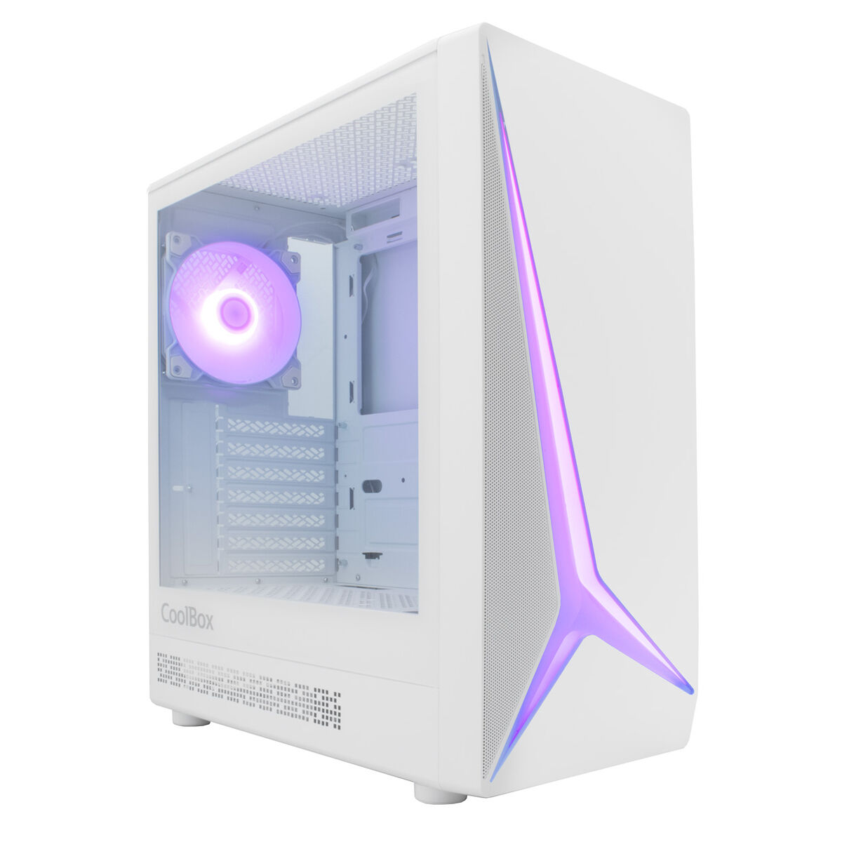 Afbeeldingen van ATX Semi-tower Box CoolBox COO-CHA-GA450W-0 White