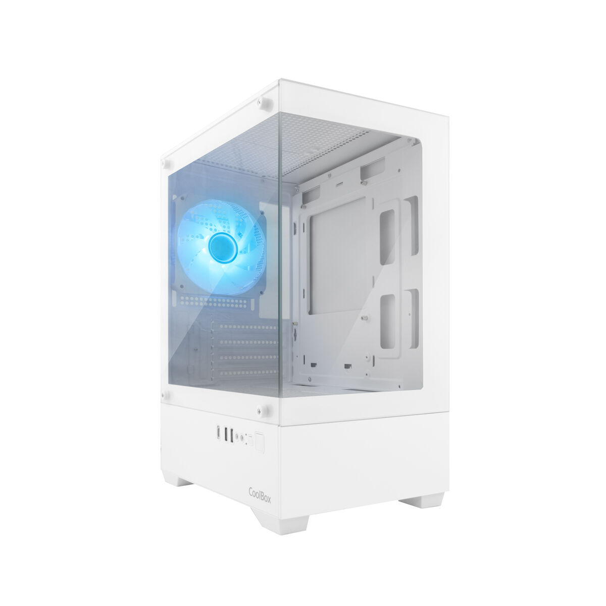 Afbeeldingen van ATX Semi-tower Box CoolBox COO-CHA-GM200W-0 White Green