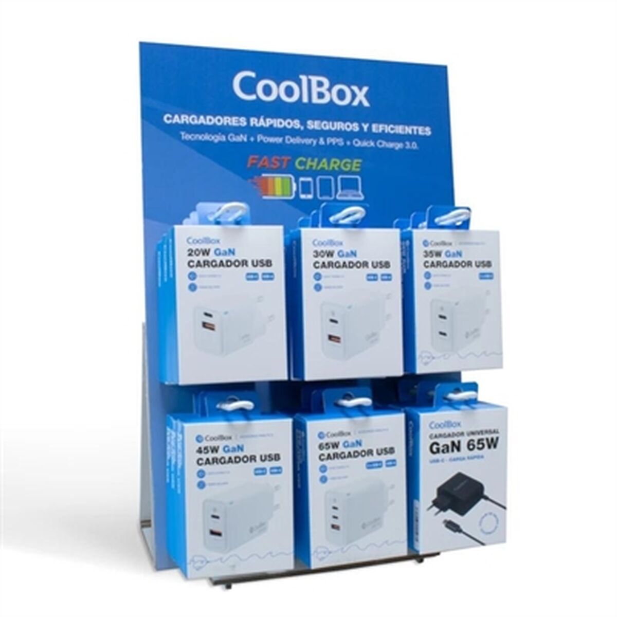 Picture of Wall Charger CoolBox COO-PACK-GAN