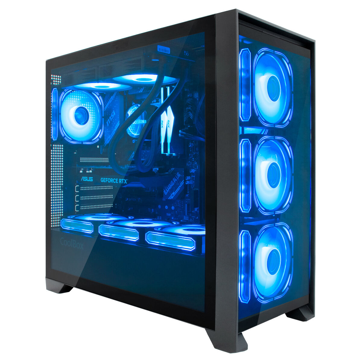 Afbeeldingen van ATX Semi-tower Box CoolBox GE2000 Black