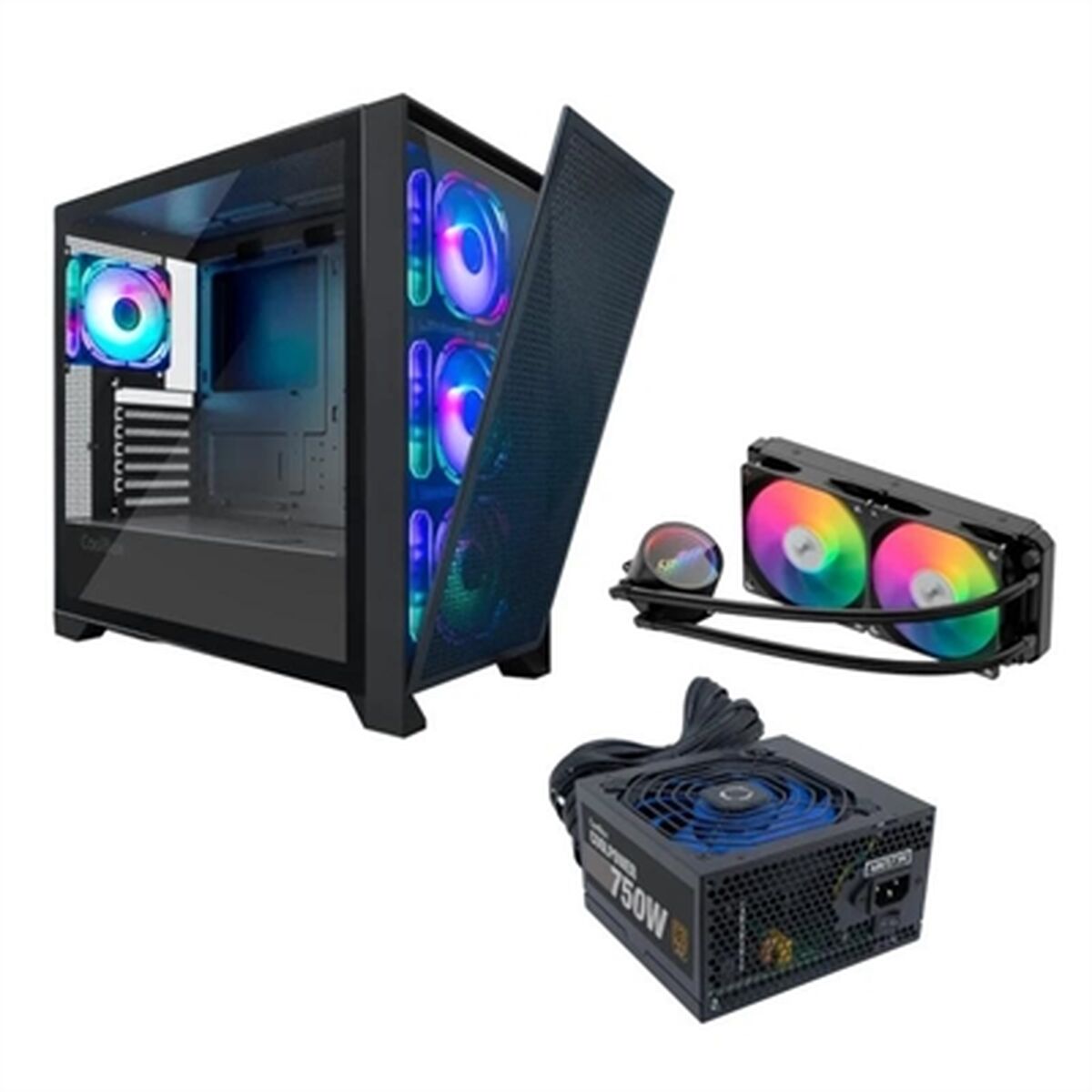 Afbeeldingen van ATX Semi-tower Box CoolBox GE2000 Black