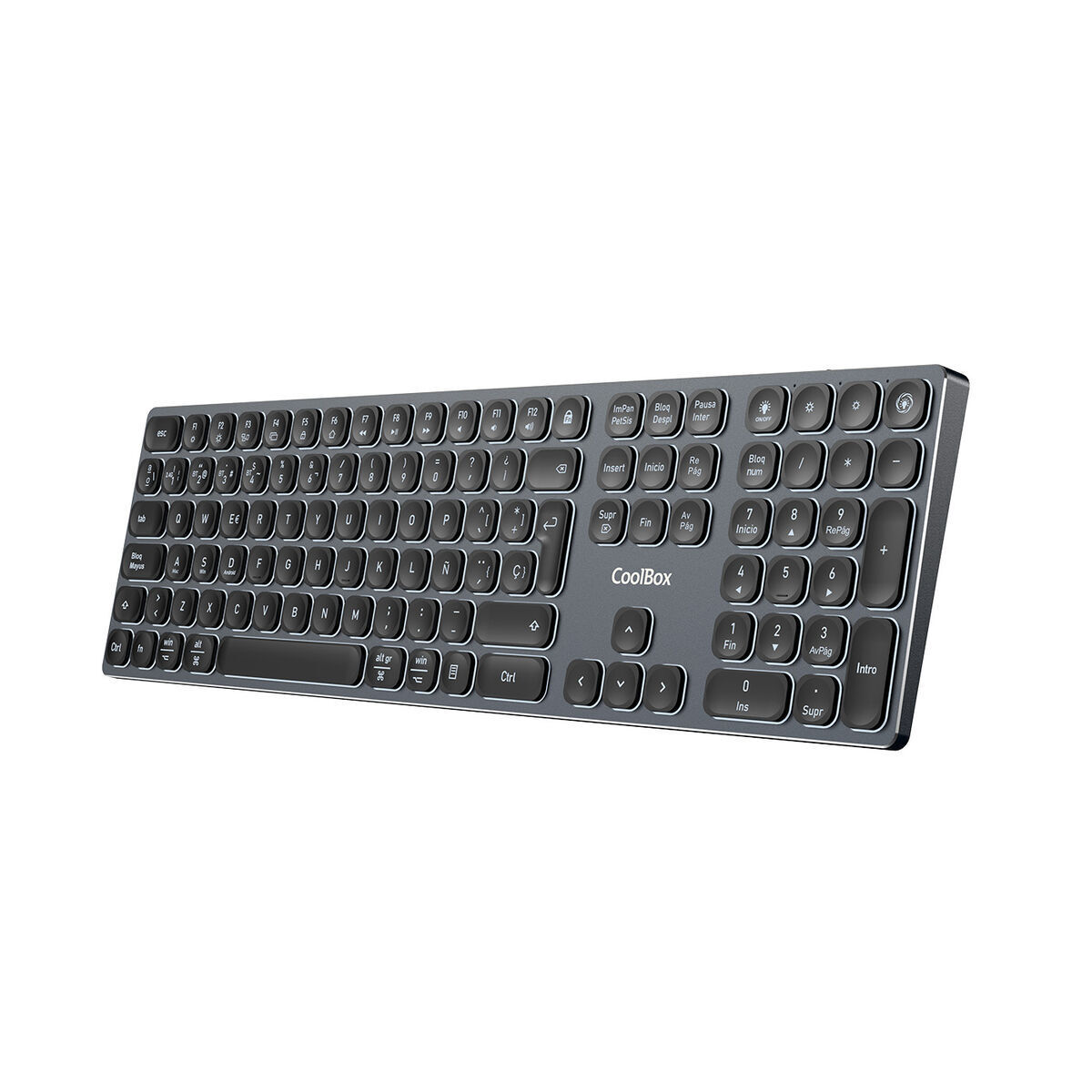 Image de Keyboard and Mouse CoolBox COO-TEW02-BKB Black
