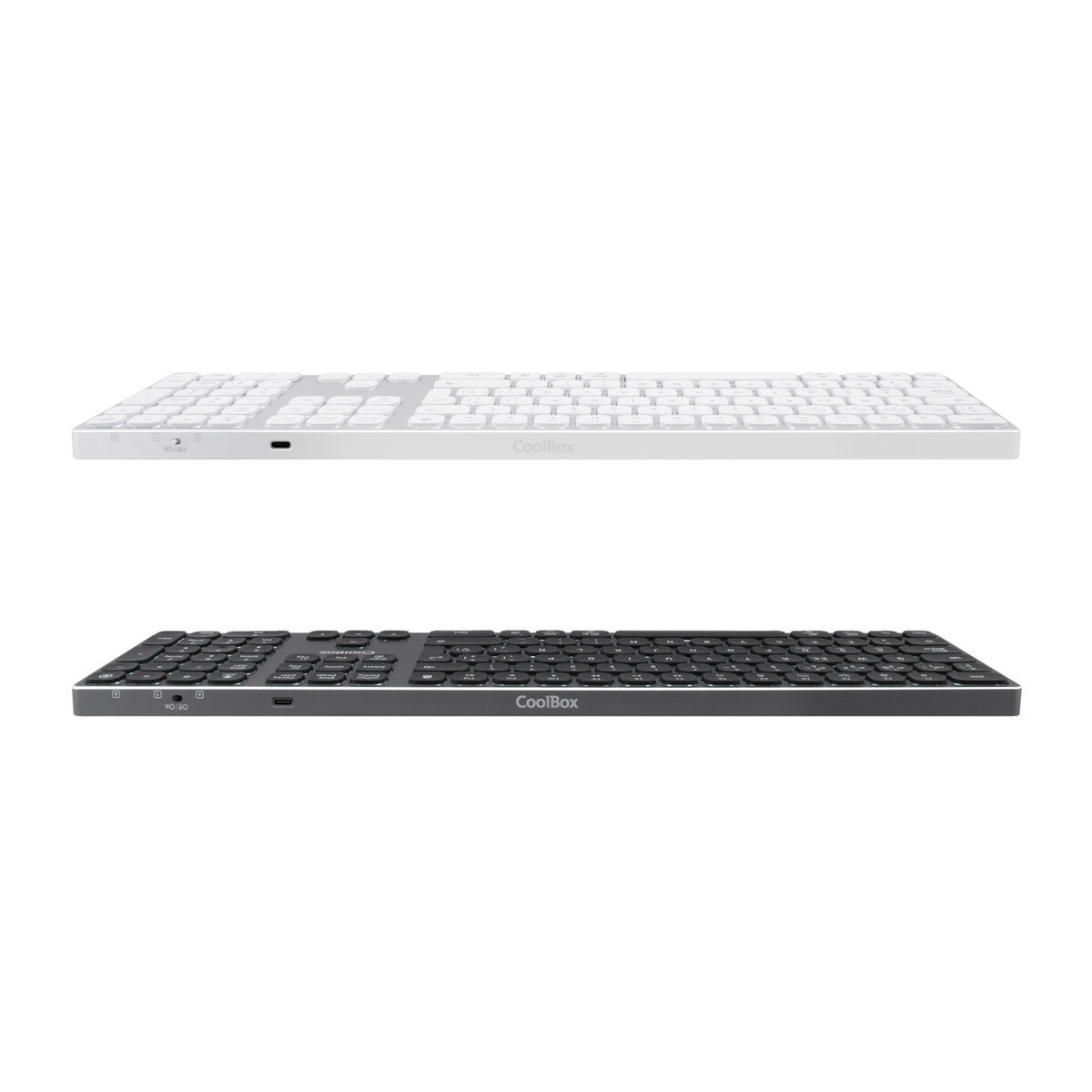 Image de Keyboard and Mouse CoolBox COO-TEW02-BKW White